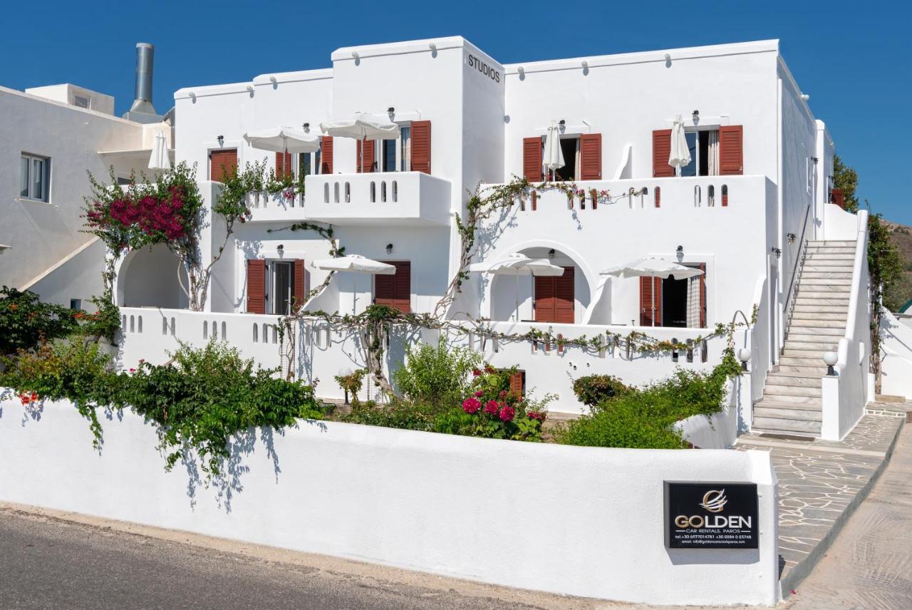 Irene Studios - Beachfront Páros Eksteriør billede